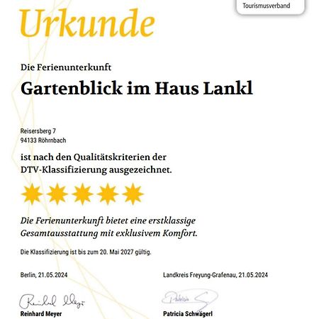 Ferienwohnung Lankl Im Bayerischen Wald Rohrnbach Ngoại thất bức ảnh