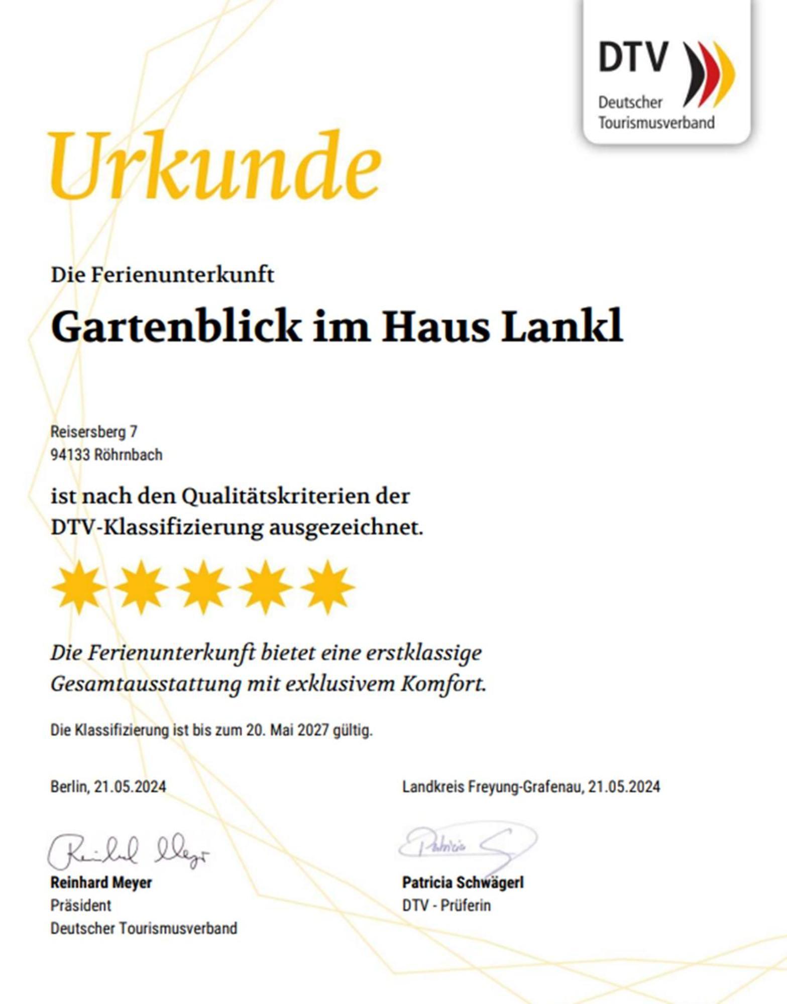 Ferienwohnung Lankl Im Bayerischen Wald Rohrnbach Ngoại thất bức ảnh